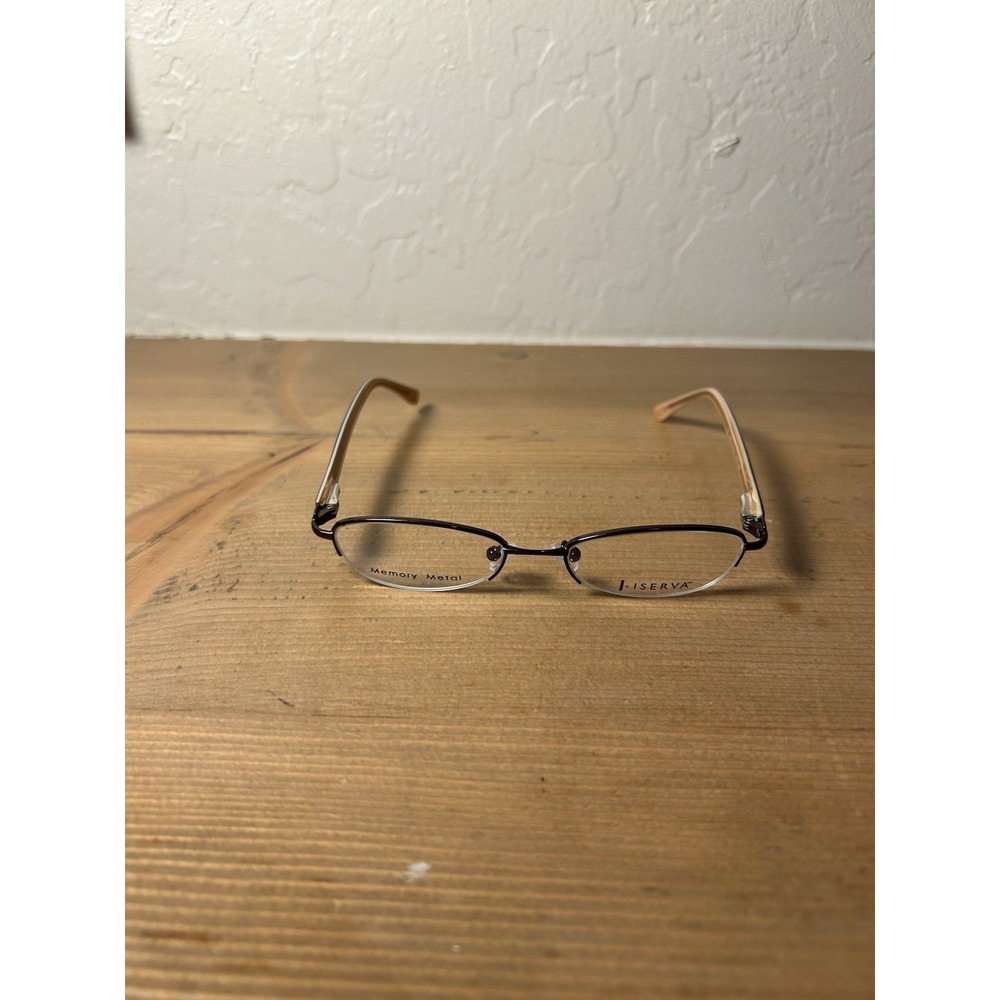 I-Serva Eyeglass Frames Memory Metal 9065 Tortoise 44/16-125 See‎ Desc